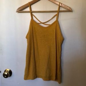Universal thread yellow tank top
